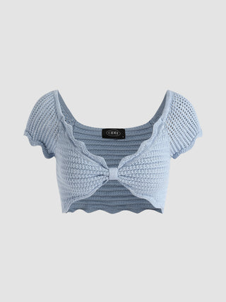 Romantic Affair Ruffled Crop Top