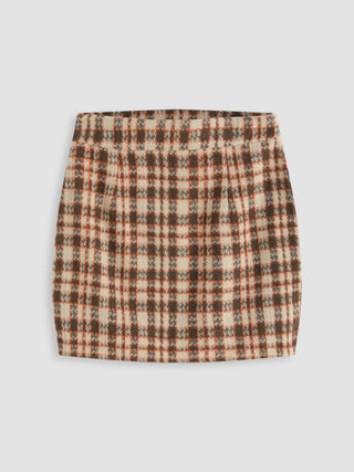 Plaid Mini Skirt