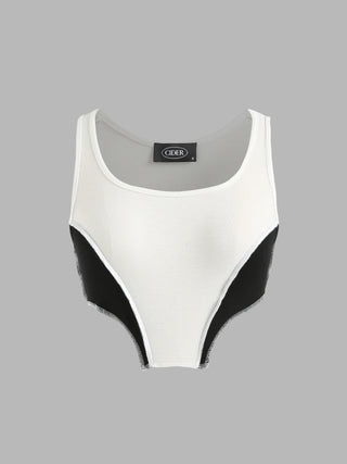 Patchwork Stitch Tank Top