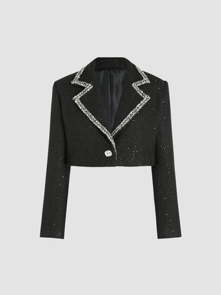 Polished Rebel Cropped Blazer