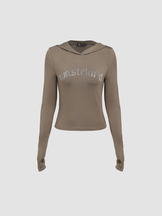 Rhinestone Wasteland Long Sleeve Tee