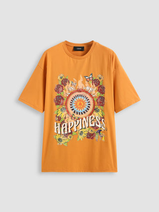 Jersey Happiness Oversized Graphic Tee