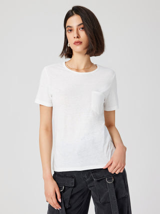Pocket Oversized Short Sleeve Tee
