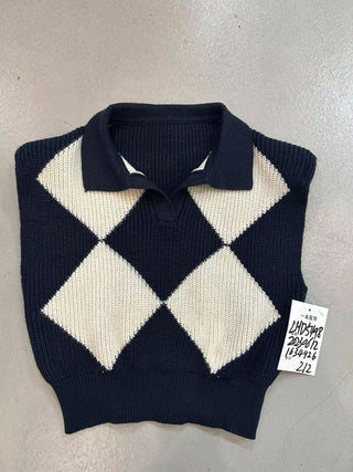Polo Check Knitted Vest