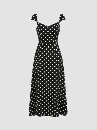 Polka Dot Maxi Dress