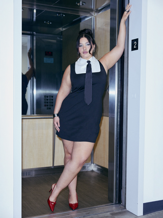 Polo Solid Mini Dress Curve & Plus