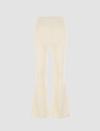 Ribbed Flare Trousers