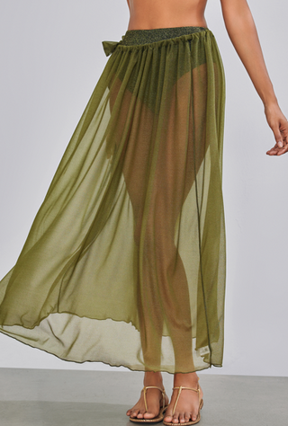 Mesh Two Way Solid Bowknot Cover Up Dress