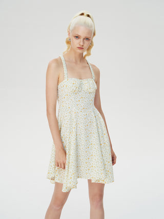 Romantic Ditsy Mini Dress