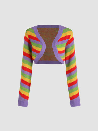 Heartwave Prism Cropped Cardigan