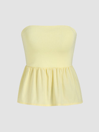 Rib Knit Tube Top