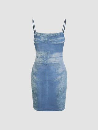 Jersey Gradient Mini Dress