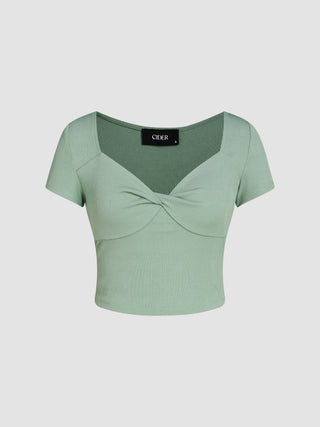 Ruched Crop Cami Top