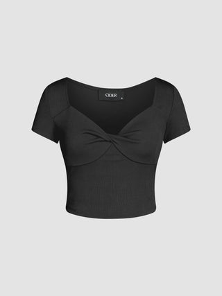 Ruched Crop Cami Top