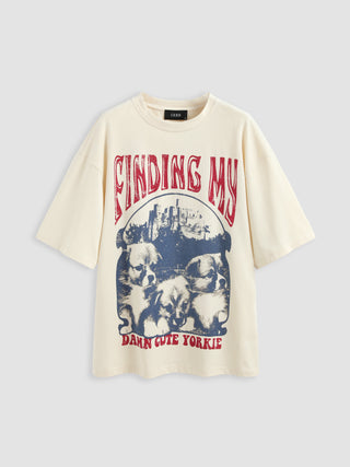 Graphic Oversized Short Sleeve Tee