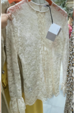 Floral Lace Long Sleeve Jersey Top Curve & Plus