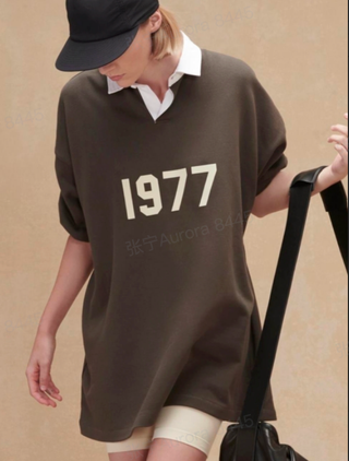 Polo Solid Button Mini Dress Curve & Plus